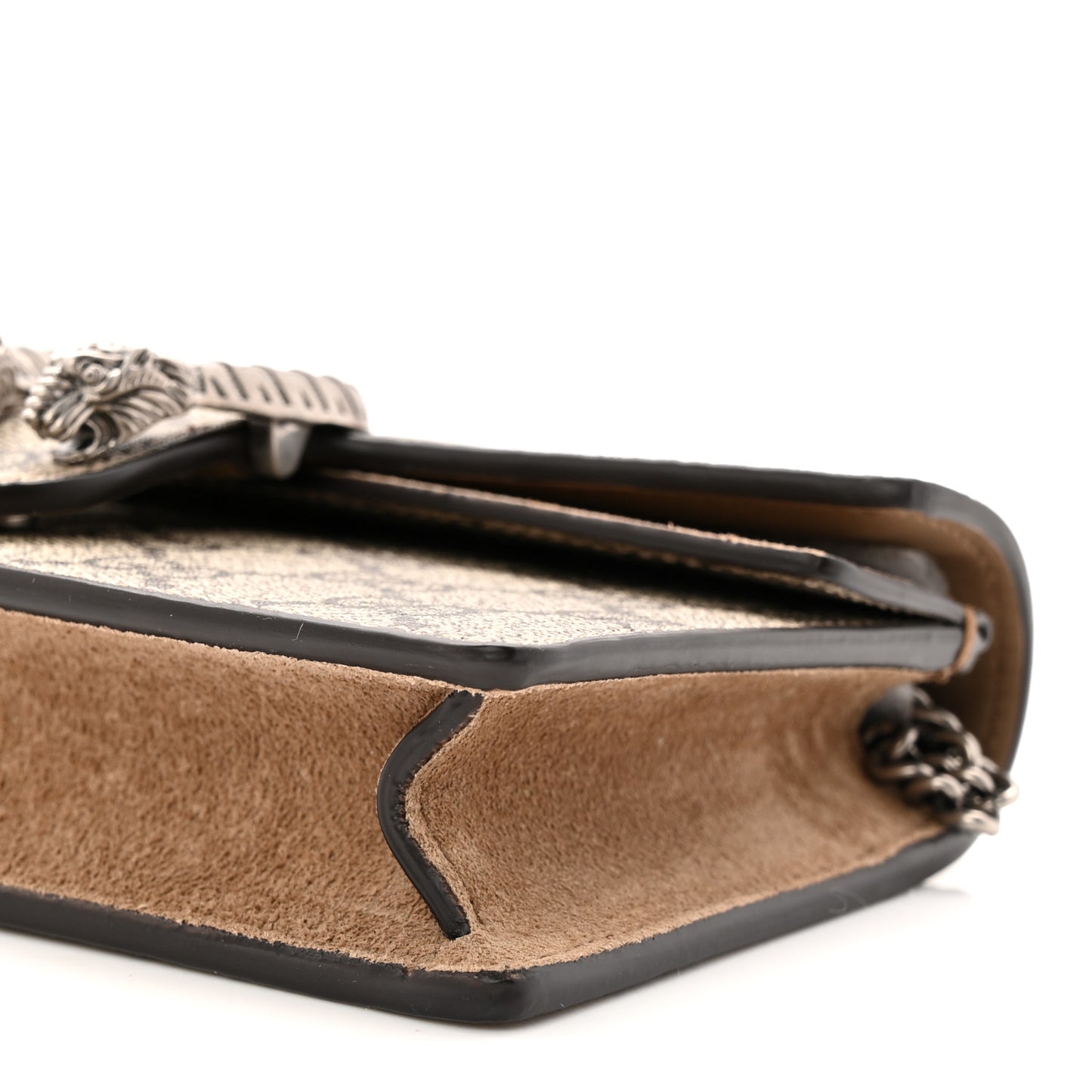 GG Supreme Monogram Super Mini Dionysus Shoulder Bag Taupe