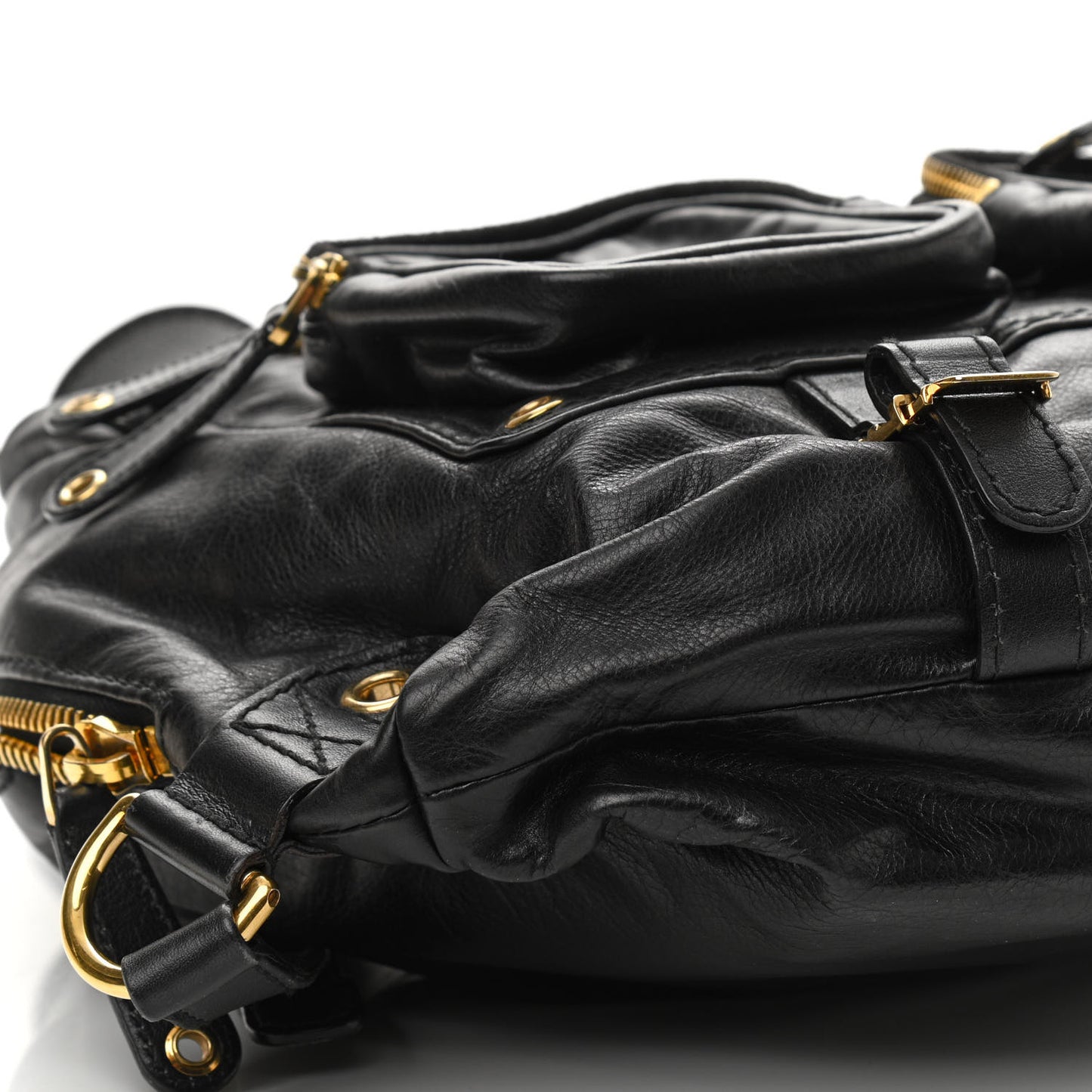 Calfskin Medium Darwin Convertible Backpack Black