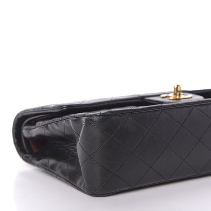 Chanel Lambskin Quilted Medium Double Flap Black 6 of 9
