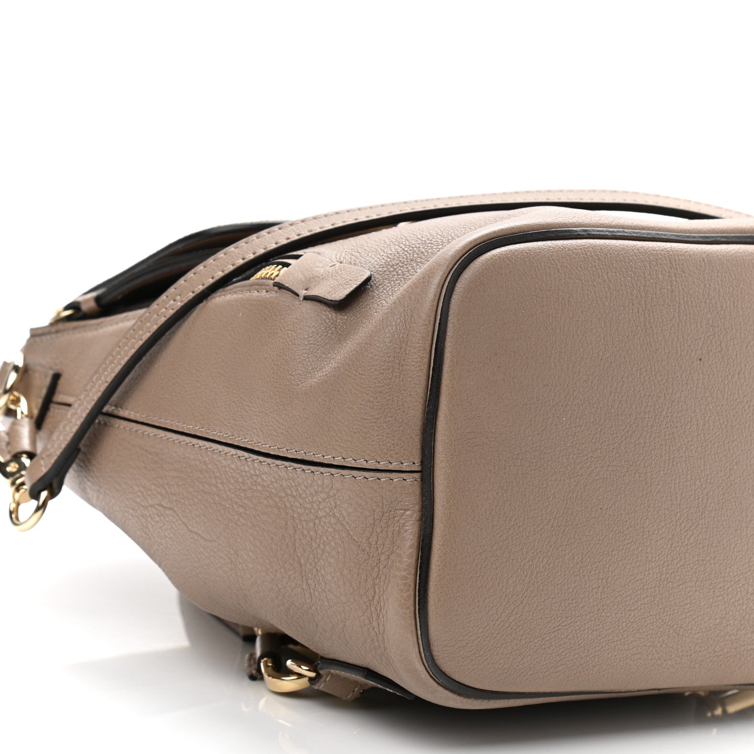 Chloe Suede Calfskin Medium Faye Backpack Motty Grey 9 of 11