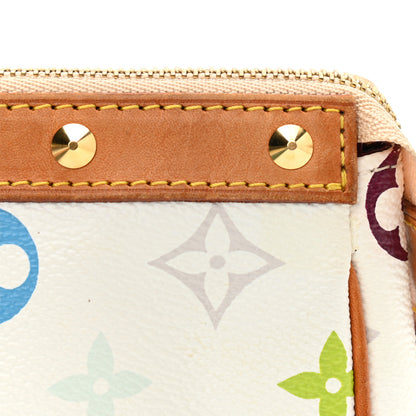 Louis Vuitton Monogram Multicolor Pochette Accessories White 9 of 10
