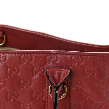 Gucci Guccissima Large Heart Bit Charm Top Handle Tote Pink 11 of 12