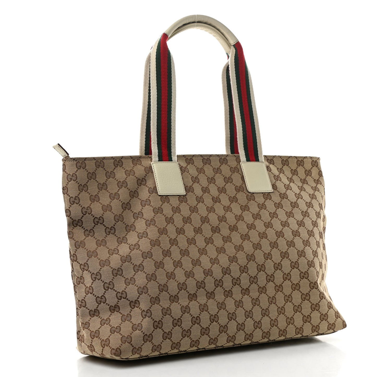 Monogram Web Large Diaper Tote Off White