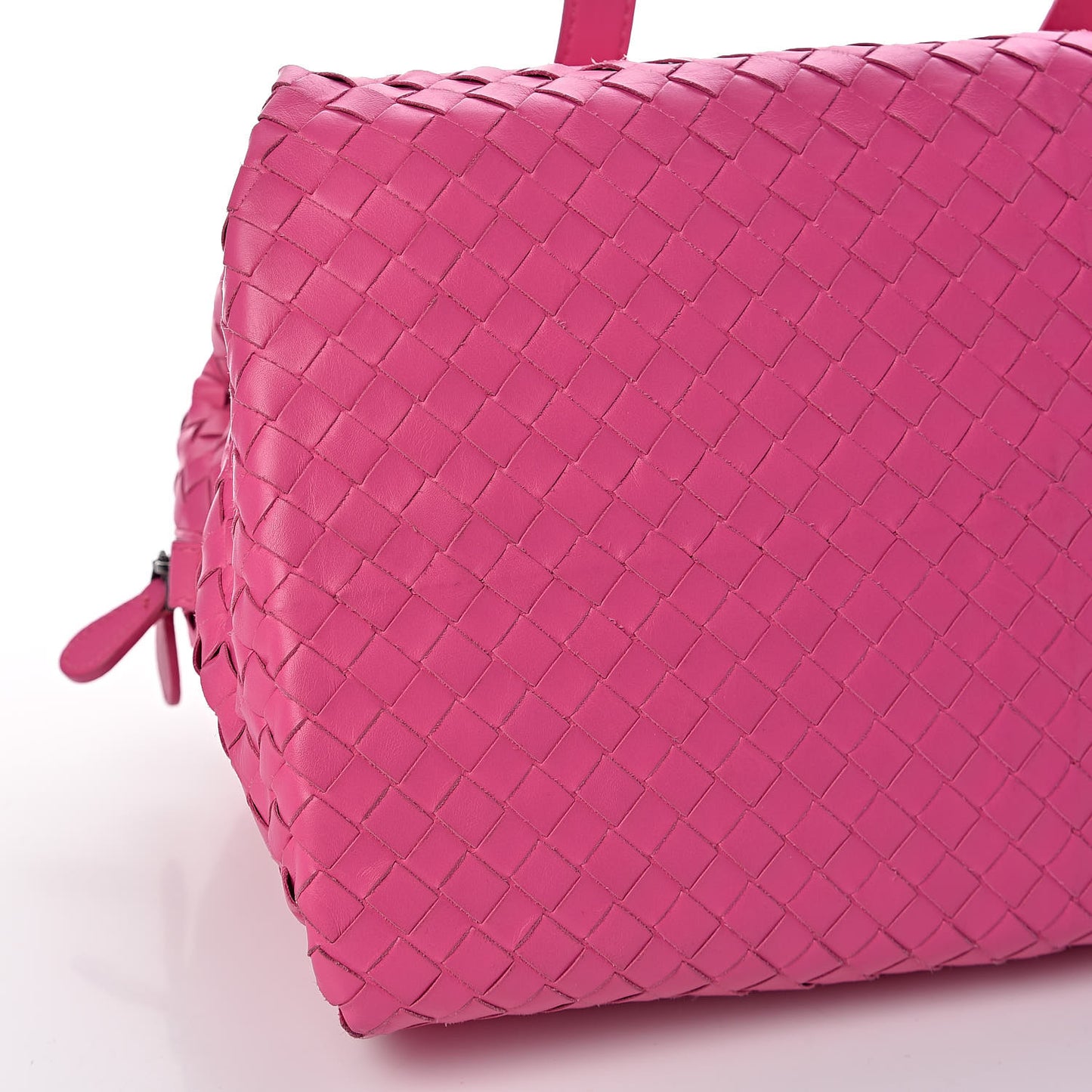Nappa Intrecciato Boston Rosa Shock