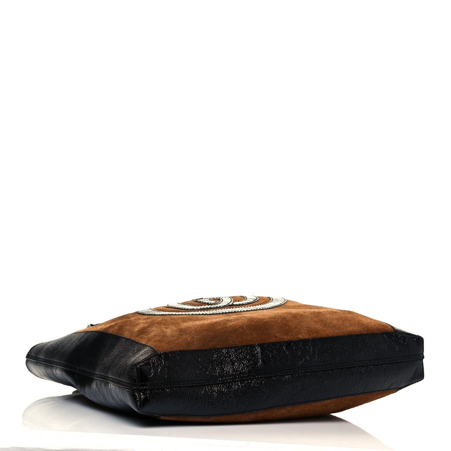Gucci Suede Large Ophidia Vertical Shopping Tote Chestnut 3 of 11