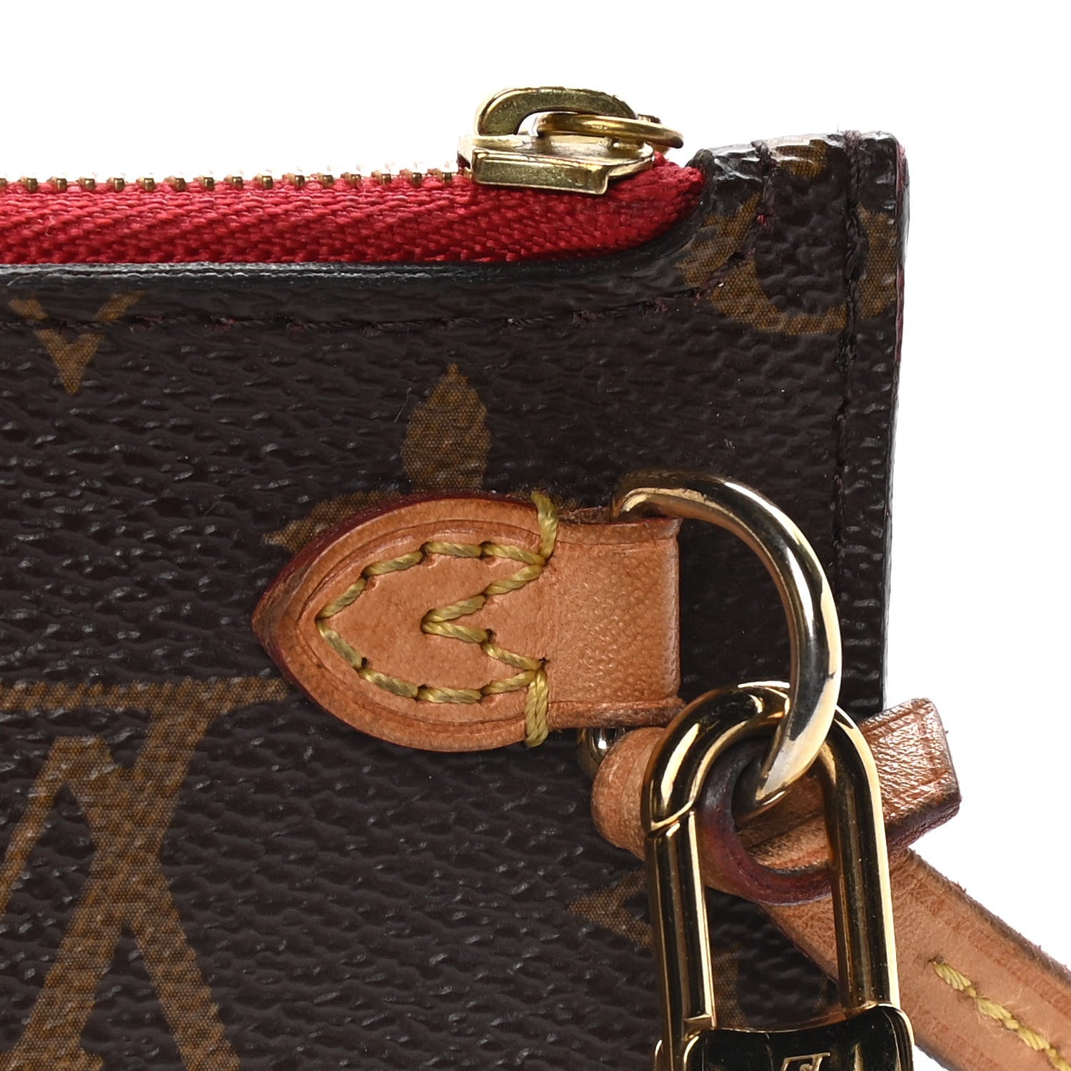Louis Vuitton Monogram Neverfull MM GM Pochette Cherry 13 of 15