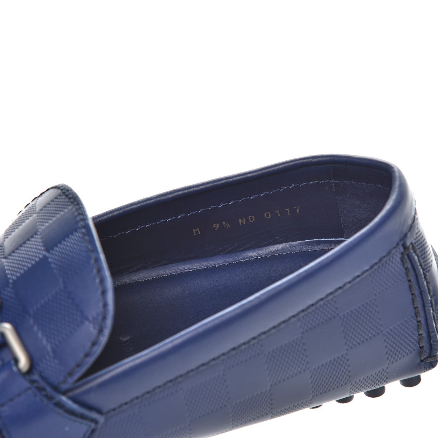 Mens Damier Infini Hockenheim Moccasin Loafers 13 Cosmos