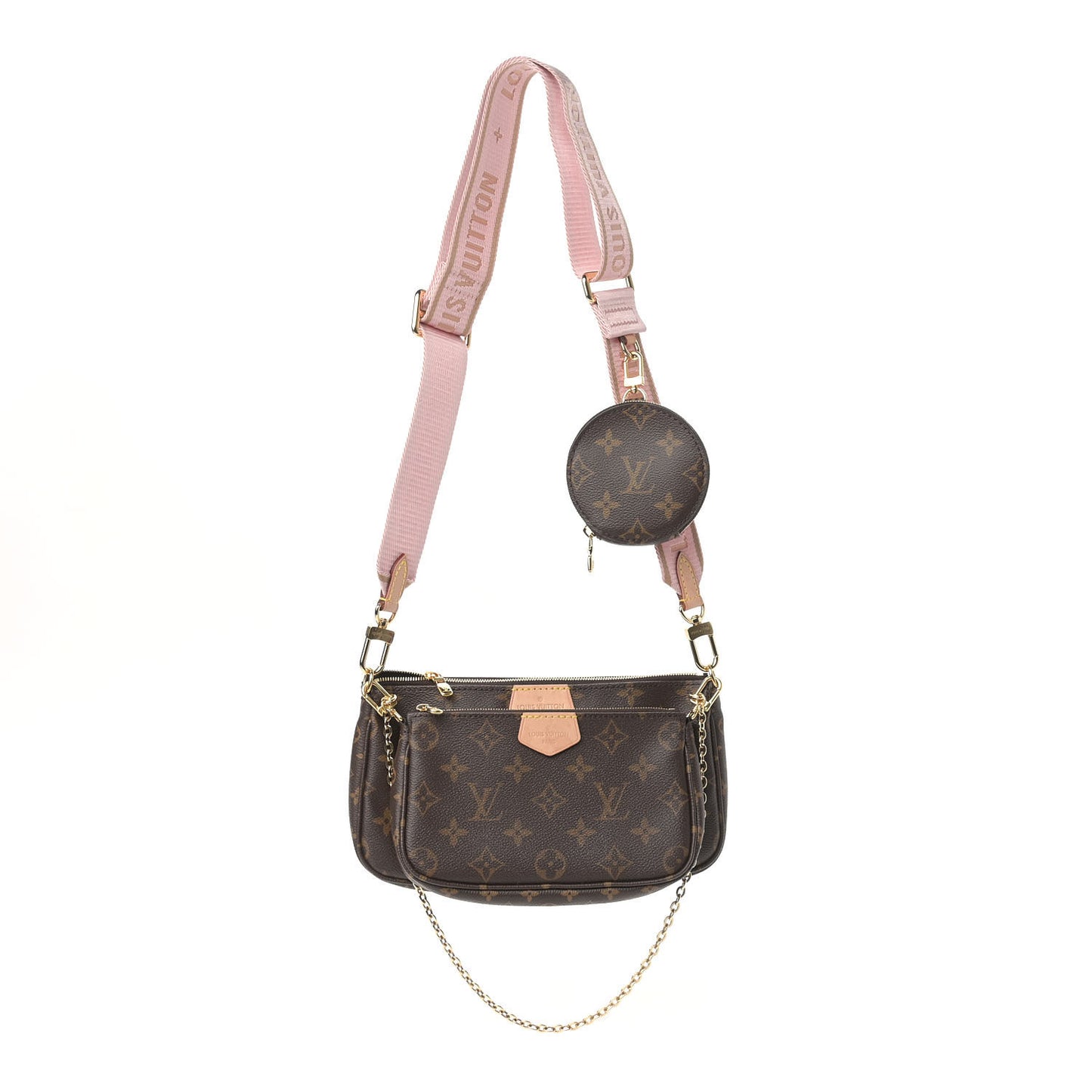Monogram Multi Pochette Accessories Rose Clair