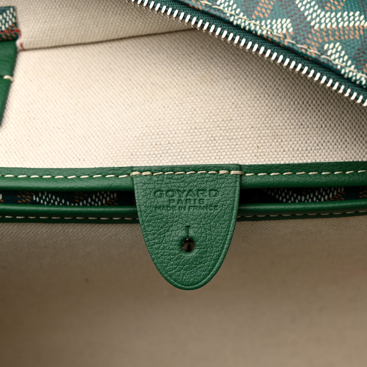 Goyardine Artois PM Green
