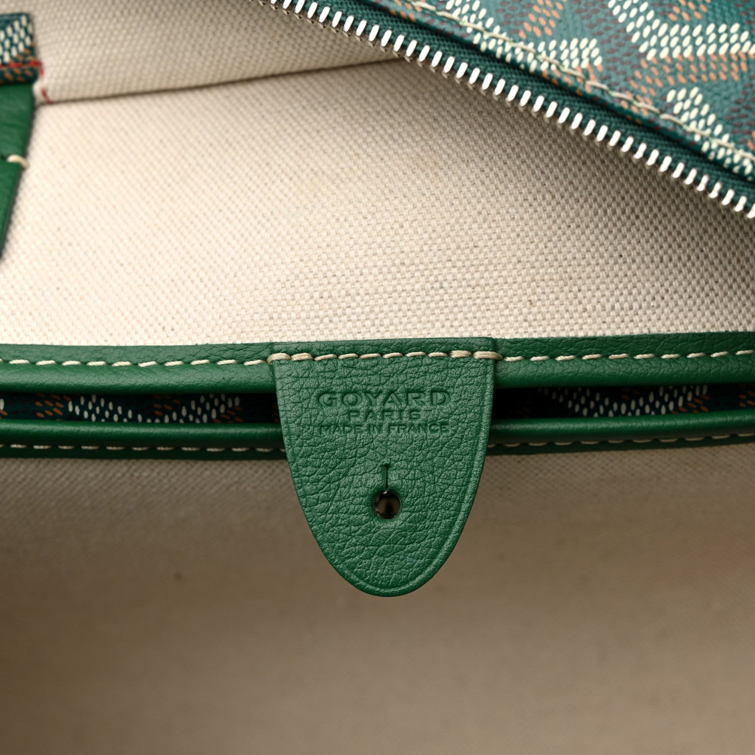 Goyard Goyardine Artois PM Green 6 of 15