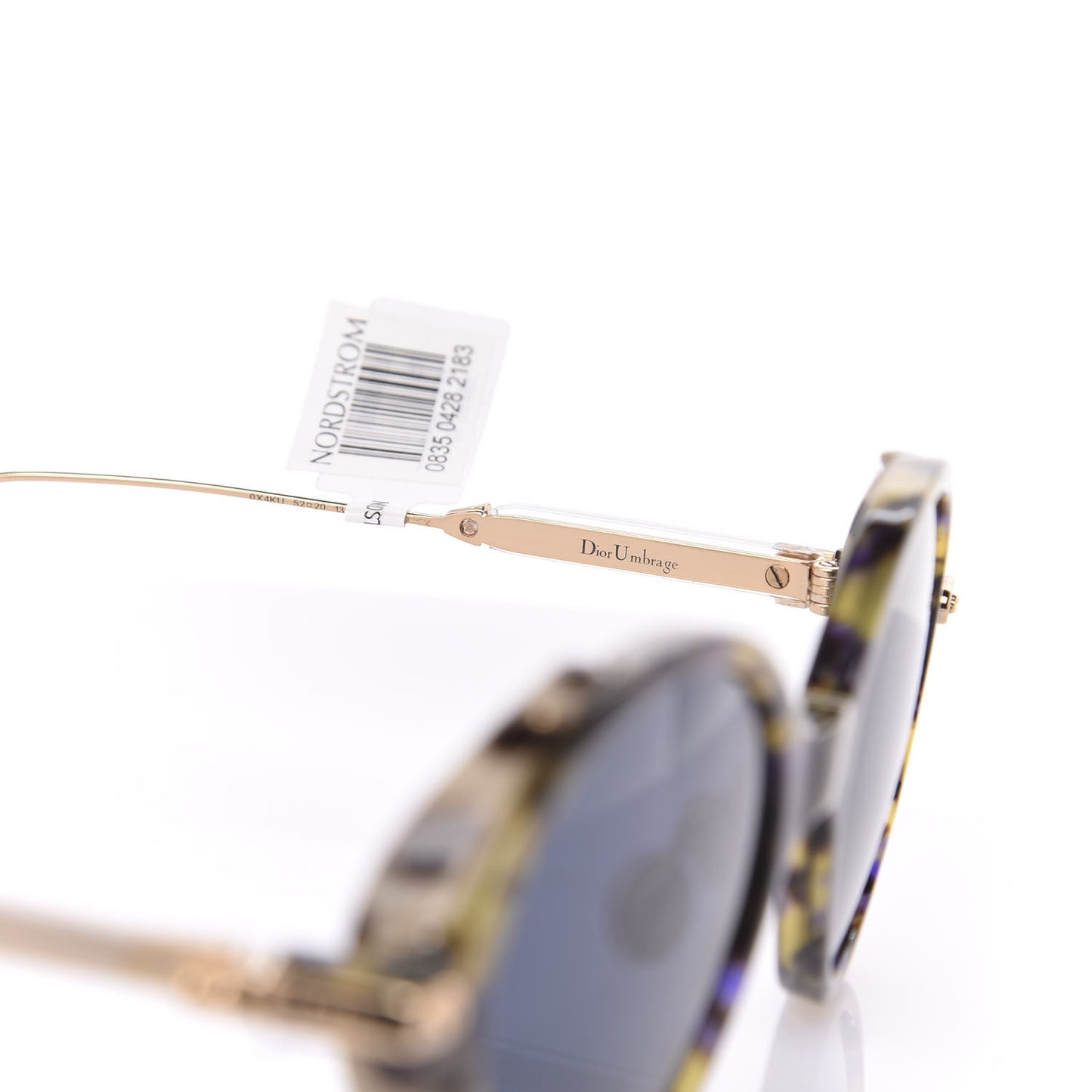Acetate Umbrage Round Sunglasses Tortoise Blue