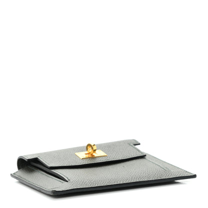 Hermes Epsom Kelly Pocket Compact Wallet Vert De Gris 4 of 8