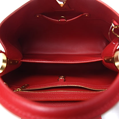 Louis Vuitton Taurillon Capucines PM Rubis 5 of 10