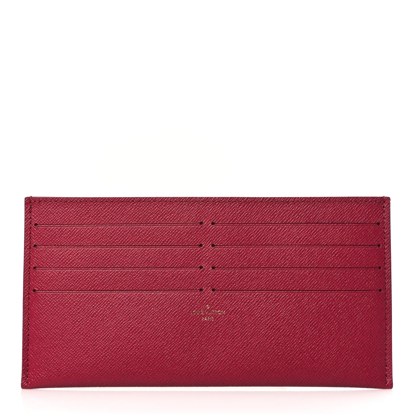 Calfskin Felicie Card Holder Insert Fuchsia