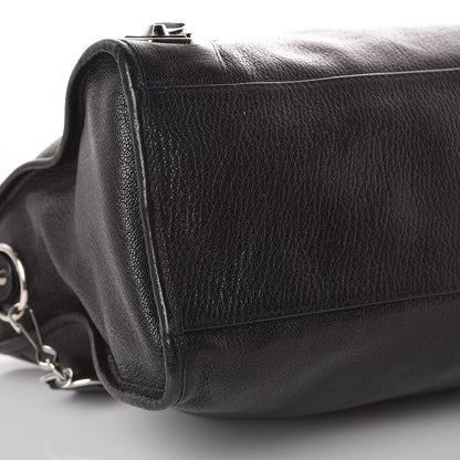 Balenciaga Chevre Silver Metallic Edge Hardware City Black 13 of 14
