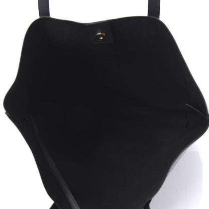 Saint Laurent Calfskin Medium Shopping Tote Black 5 of 9