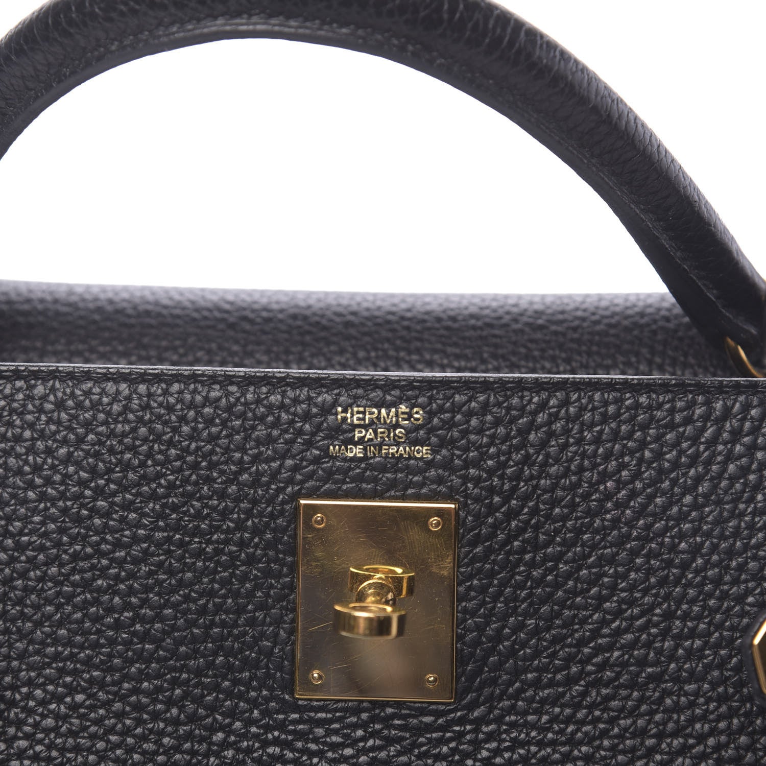 Hermes Togo Kelly Retourne 32 Black 6 of 13