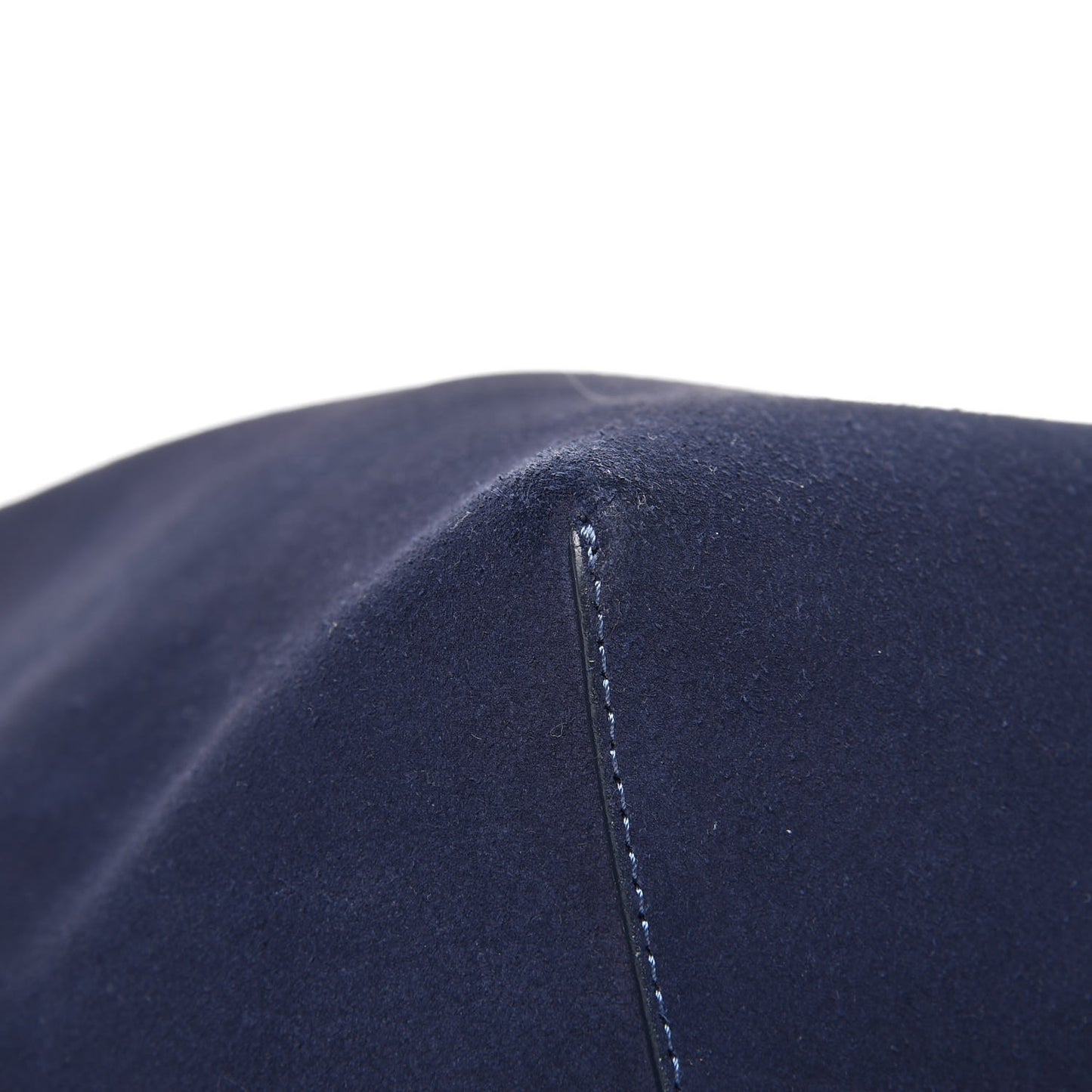 Suede Bucket Bag Blu