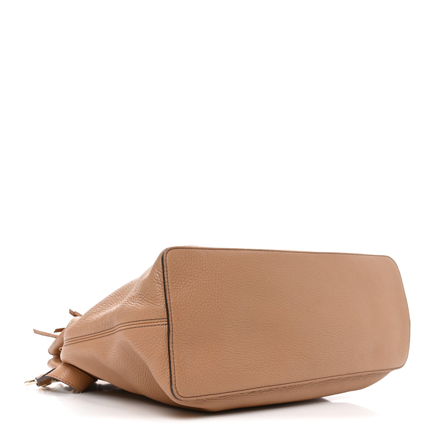 Gucci Pebbled Calfskin Large Soho Hobo Camelia 4 of 10