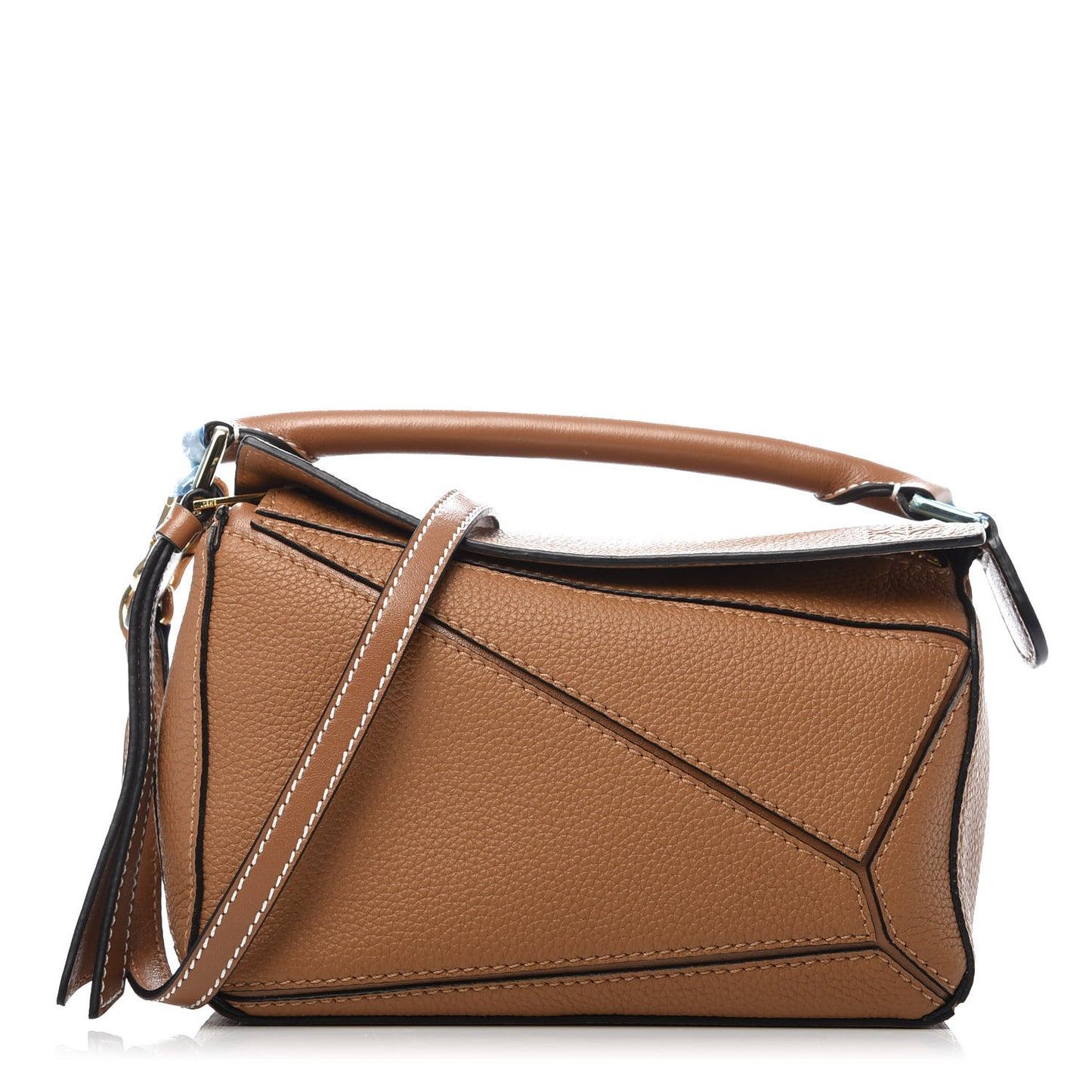 Calfskin Mini Puzzle Bag Tan