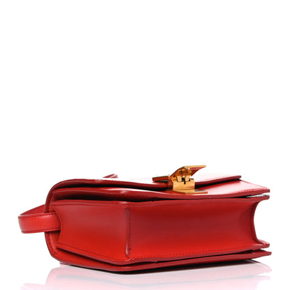 Celine Box Calfskin Small Classic Box Flap Bag Red 4 of 15