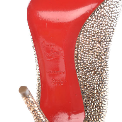Christian Louboutin Suede Burma Strass Degrade So Kate 100 Pumps 35.5 Topaz 6 of 11