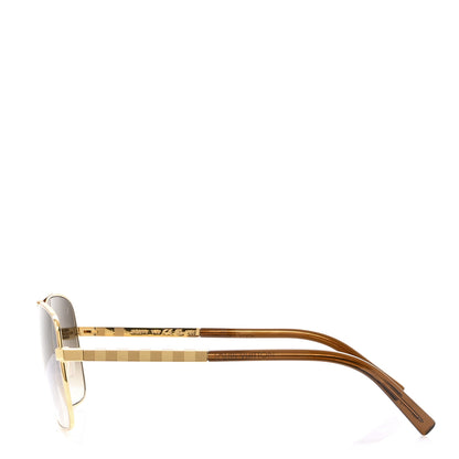 Louis Vuitton Metal Attitude Sunglasses Z0259U Gold 4 of 7