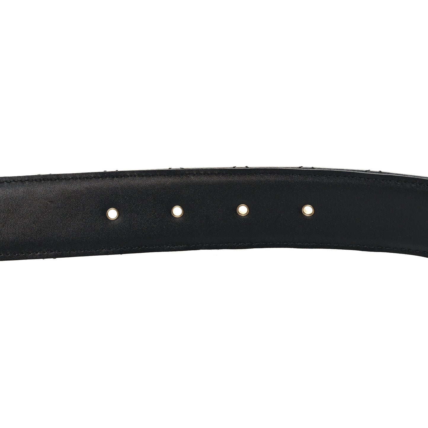 Lambskin Quilted CC Chain Belt 75/30 Black