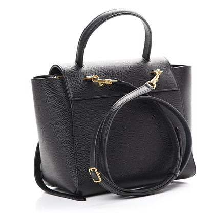 Celine Grained Calfskin Micro Belt Bag Black 2 of 11
