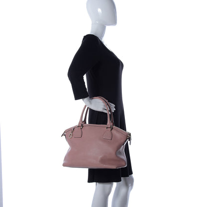 Gucci Dollar Calfskin GG Charm Dome Satchel Soft Pink 3 of 10