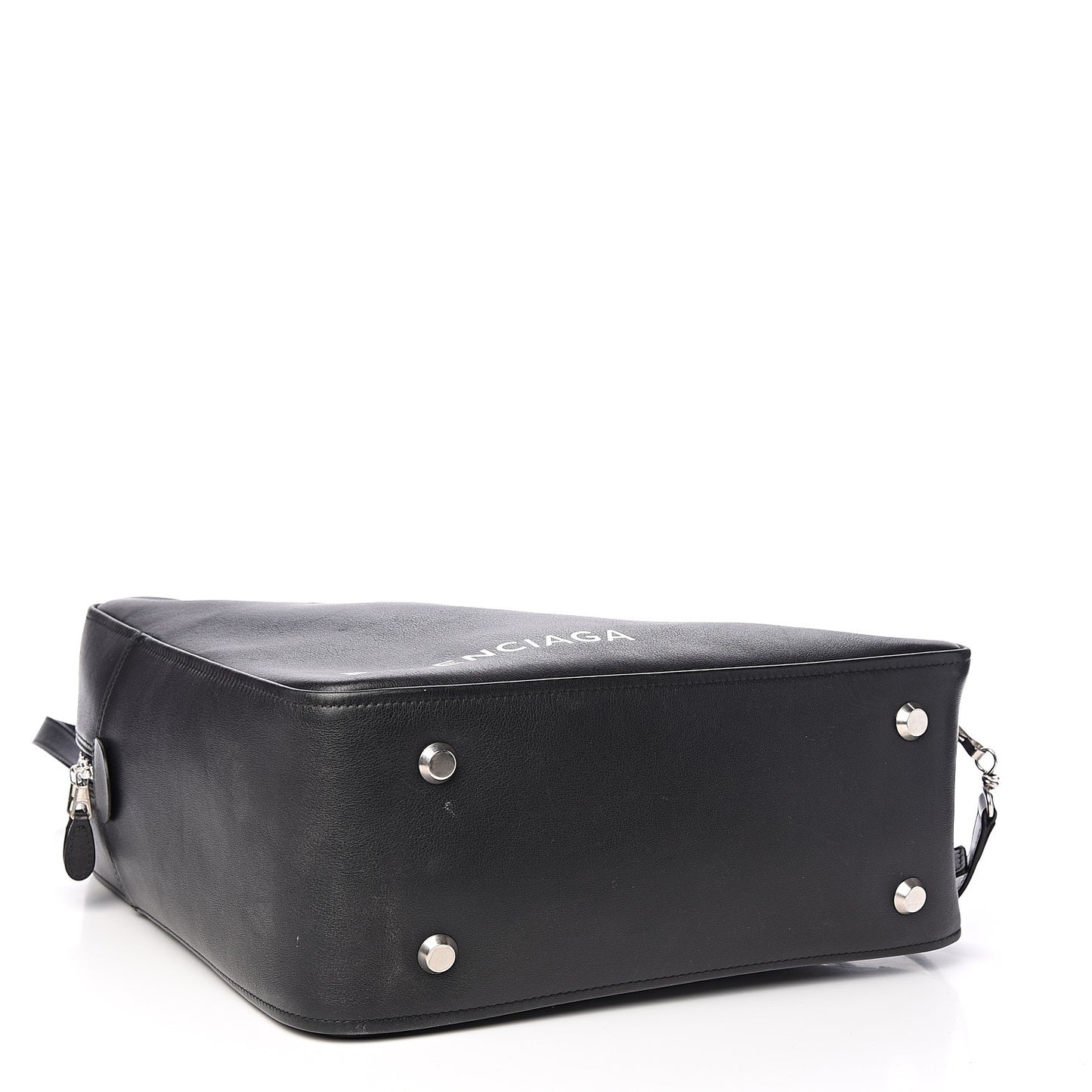 Calfskin M Triangle Duffle Black