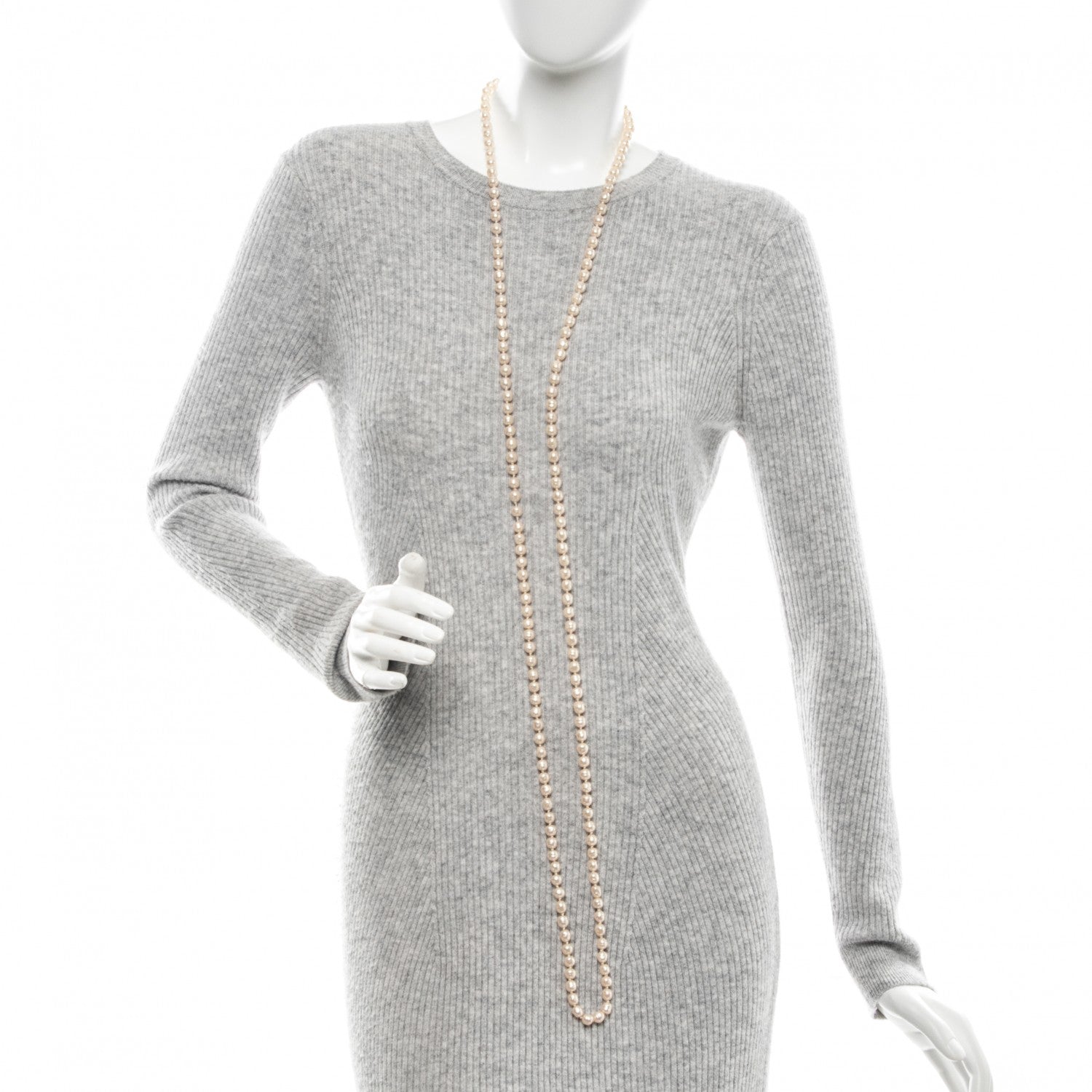 Chanel Irregular Pearl Long Necklace 2 of 5