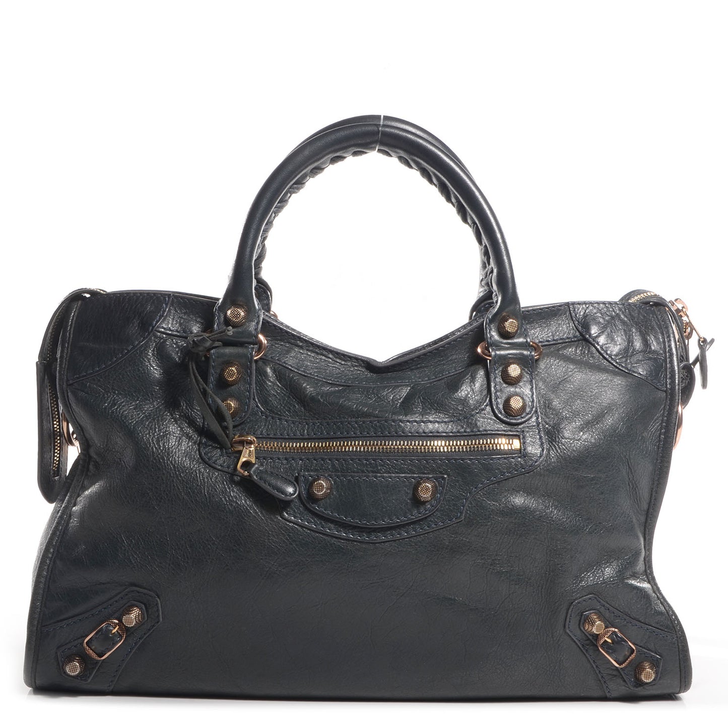 Agneau Giant 12 Rose Gold Hardware City Anthracite