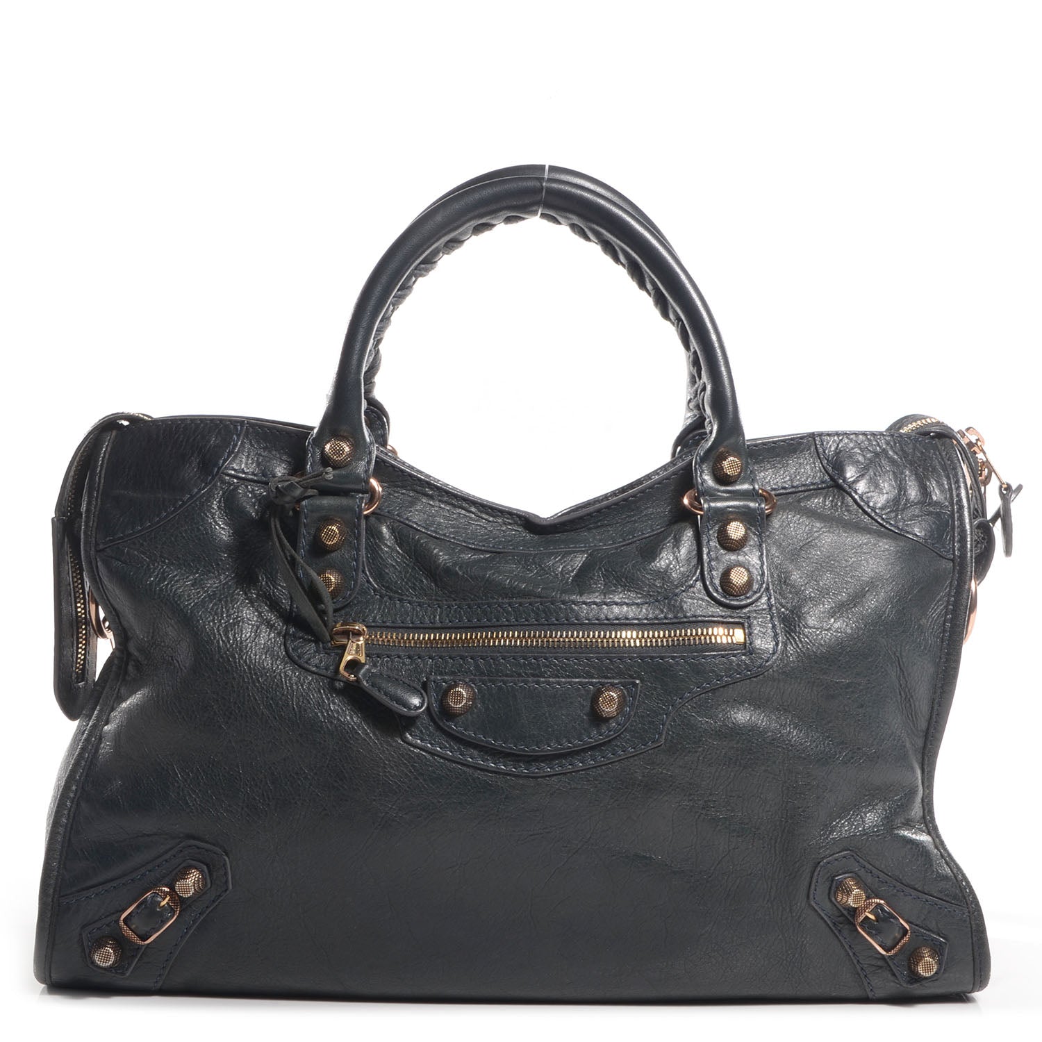 Balenciaga Agneau Giant 12 Rose Gold Hardware City Anthracite 1 of 11