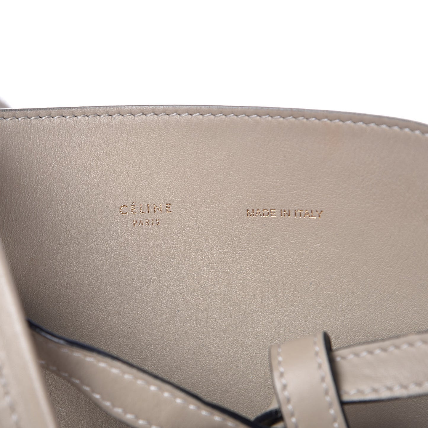 Smooth Calfskin Small Belt Cabas Phantom Taupe
