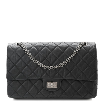 Chanel Aged Calfskin Quilted 2.55 Reissue 226 Flap Black 1 of 12