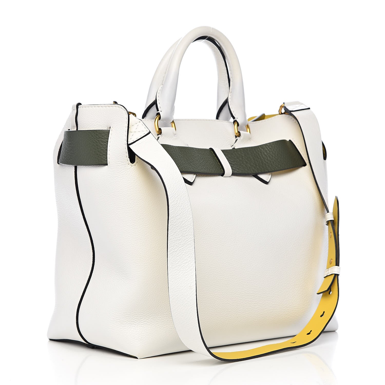 Burberry Soft Grain Calfskin Medium Belt Bag Chalk White 3 of 16