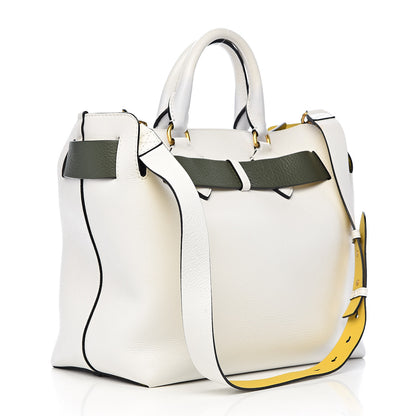 Burberry Soft Grain Calfskin Medium Belt Bag Chalk White 3 of 16
