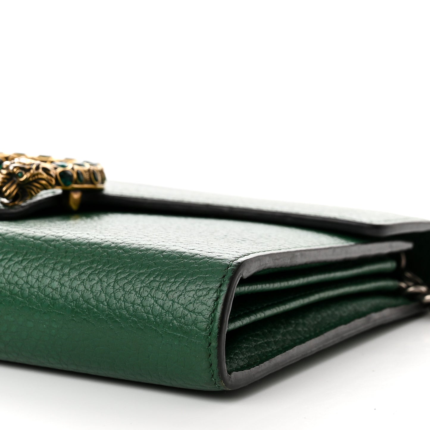 Calfskin Mini Dionysus Chain Wallet Emerald