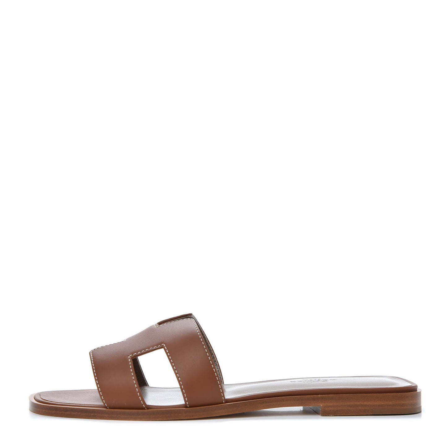 Box Calfskin Oran Sandals 37 Gold