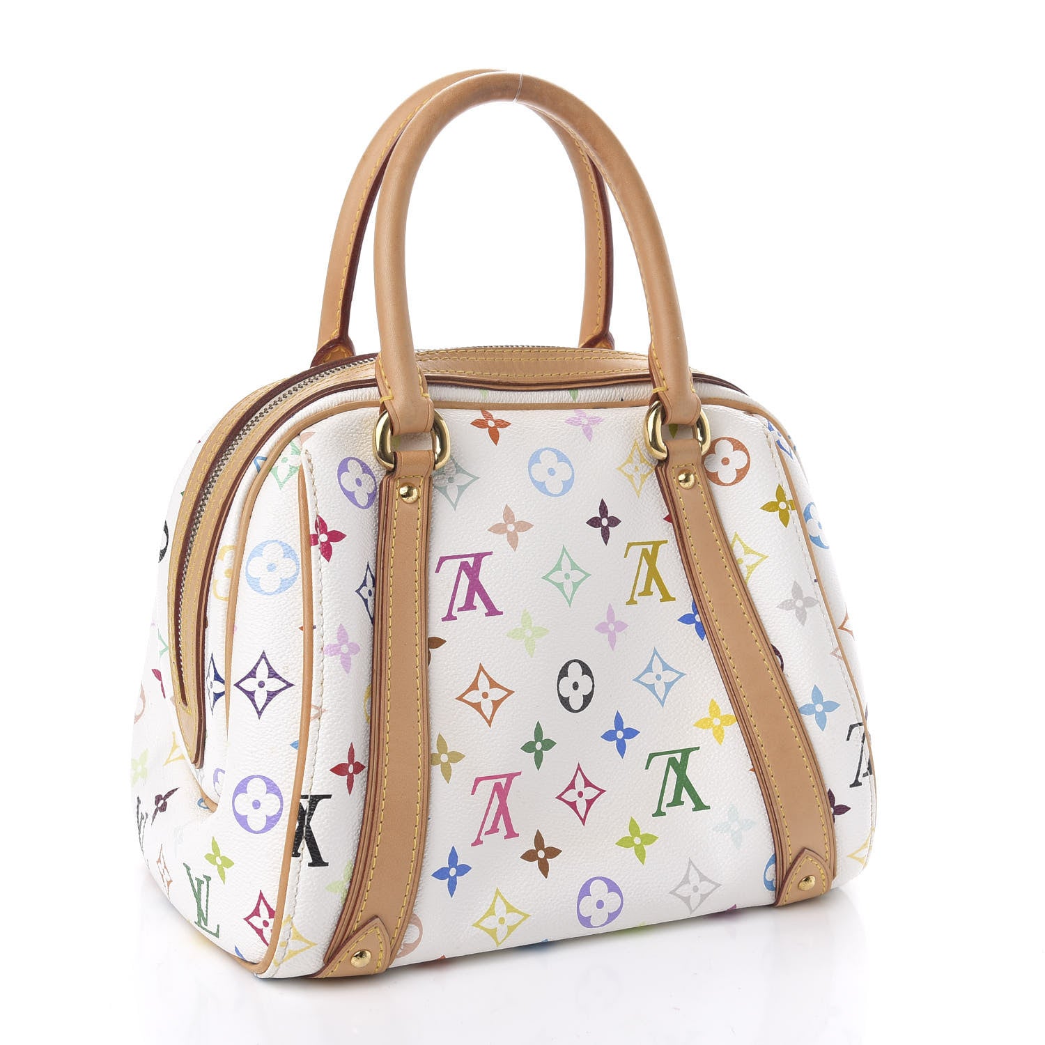 Louis Vuitton Monogram Multicolor Priscilla White 3 of 10