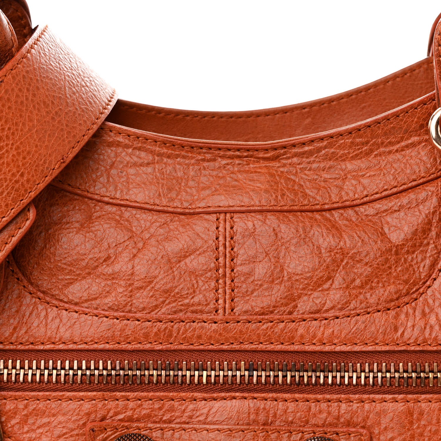 Balenciaga Agneau Giant 21 Rose Gold Hardware Part Time Orange Brulee 9 of 12