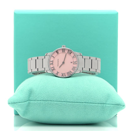 Tiffany Stainless Steel 29mm Atlas 2-Hand Quartz Watch Pink 5 of 5