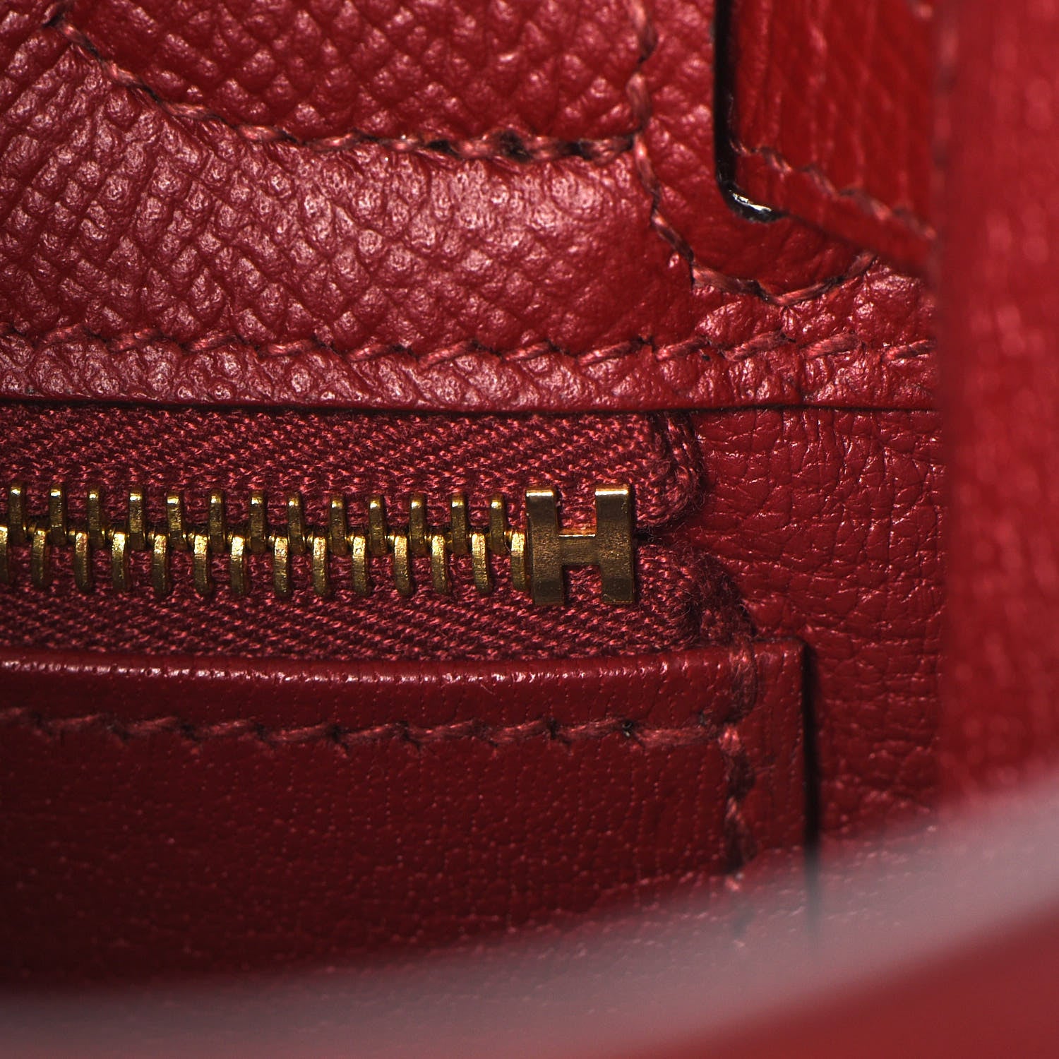 Hermes Epsom Kelly Sellier 25 Rouge Grenat 39 of 39
