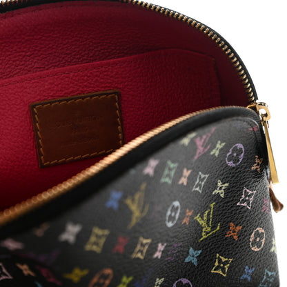 Louis Vuitton Monogram Multicolor Cosmetic Pouch Black Grenade 6 of 6