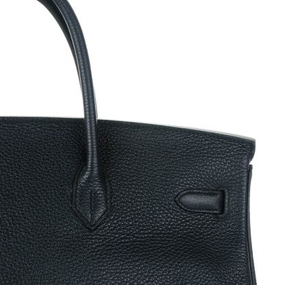 Hermes Taurillon Clemence Birkin 40 Bleu Obscur 18 of 23