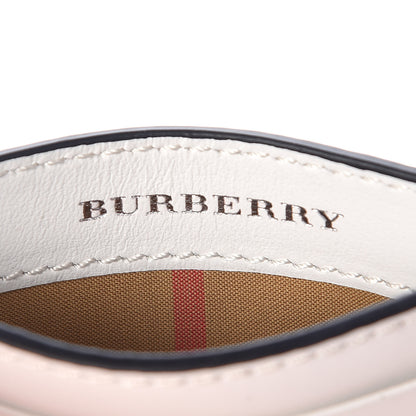 Burberry Calfskin Perforated Sandon Card Card Case White 6 of 7