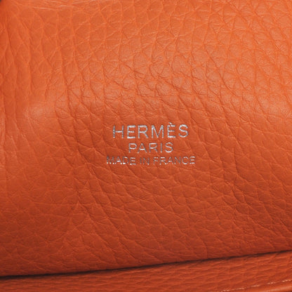 Hermes Taurillon Clemence Doremi 45 Orange 8 of 9