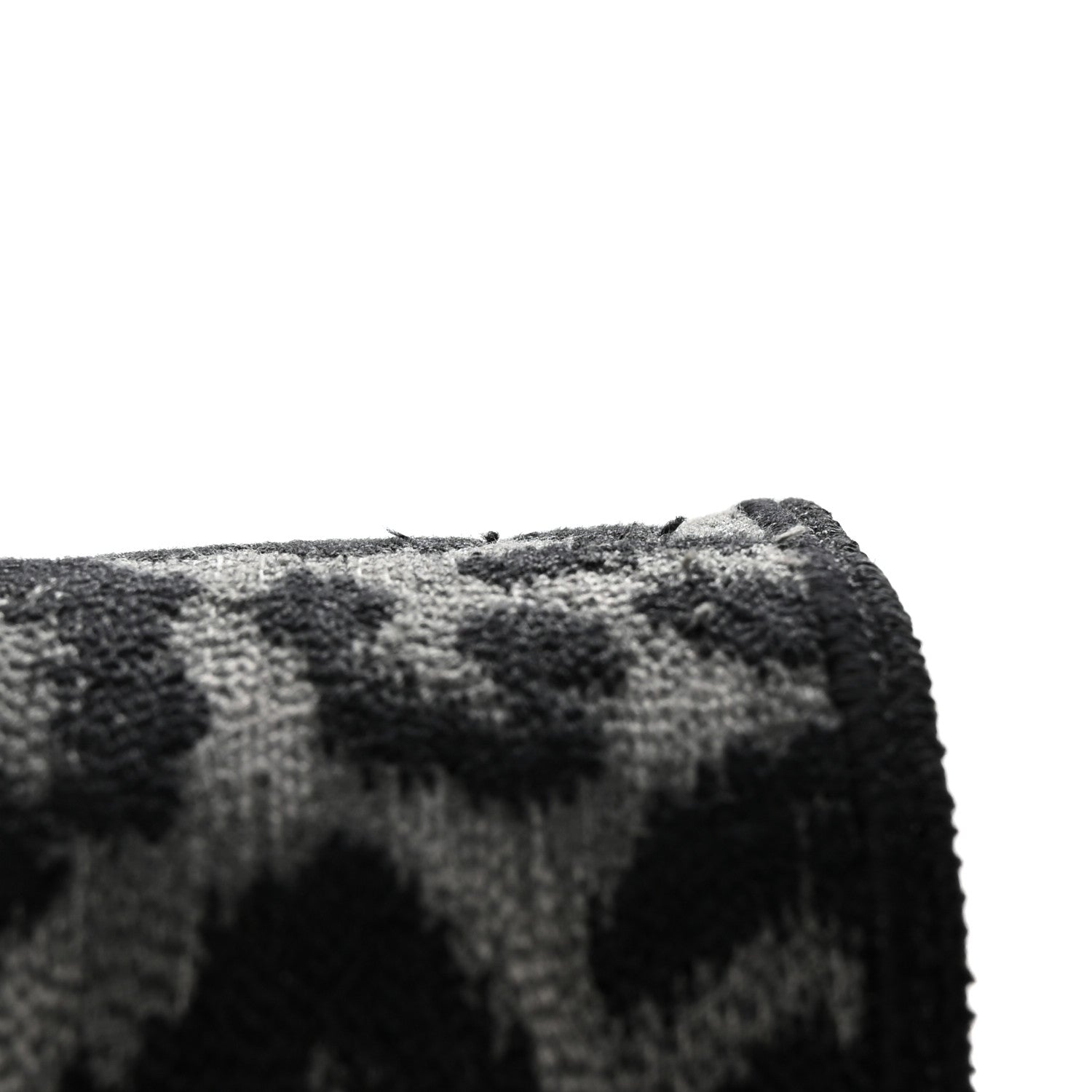 Christian Dior Canvas Mizza Embroidered Leopard Shoulder Strap Grey 6 of 6