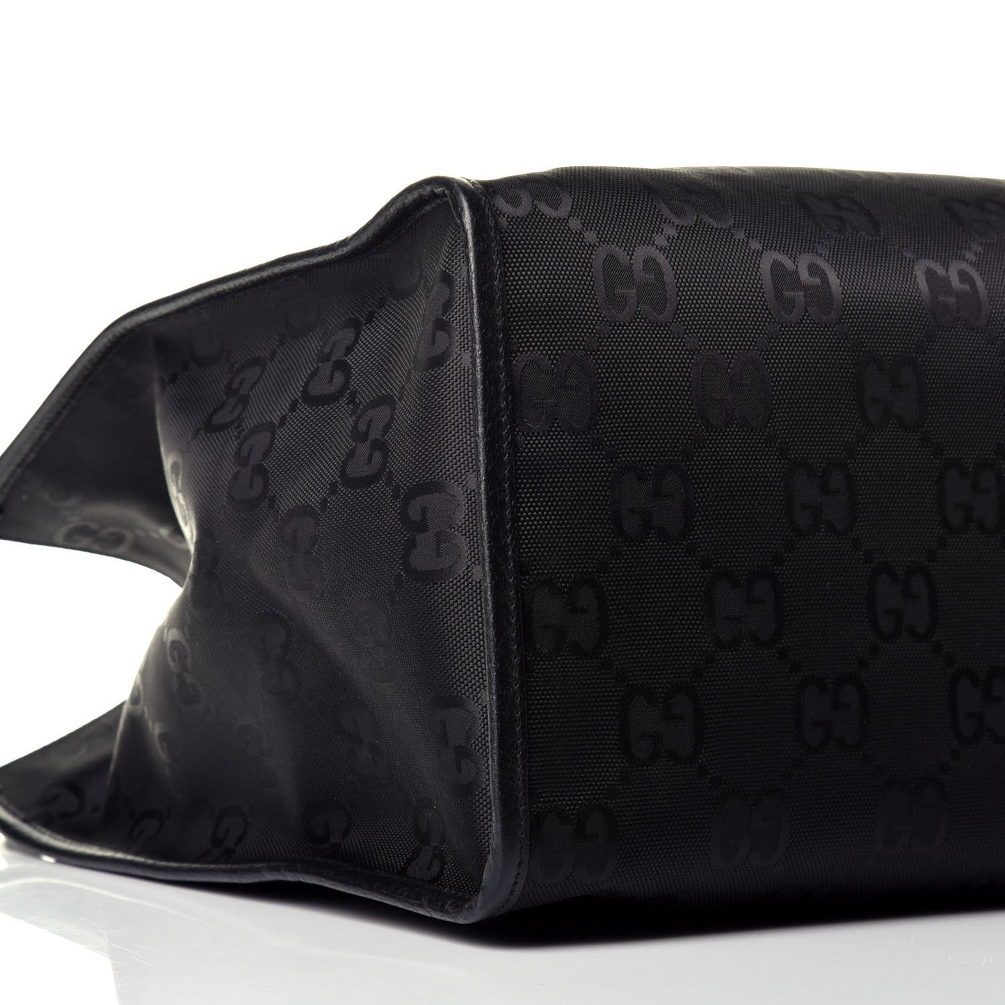 Econyl Nylon Monogram Large Off The Grid Tote Bag Black